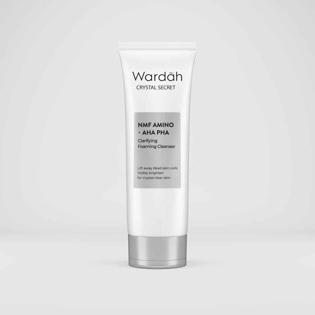 Wardah Crystal Secret NMF Amino + AHA PHA Clarifying Foaming Cleanser