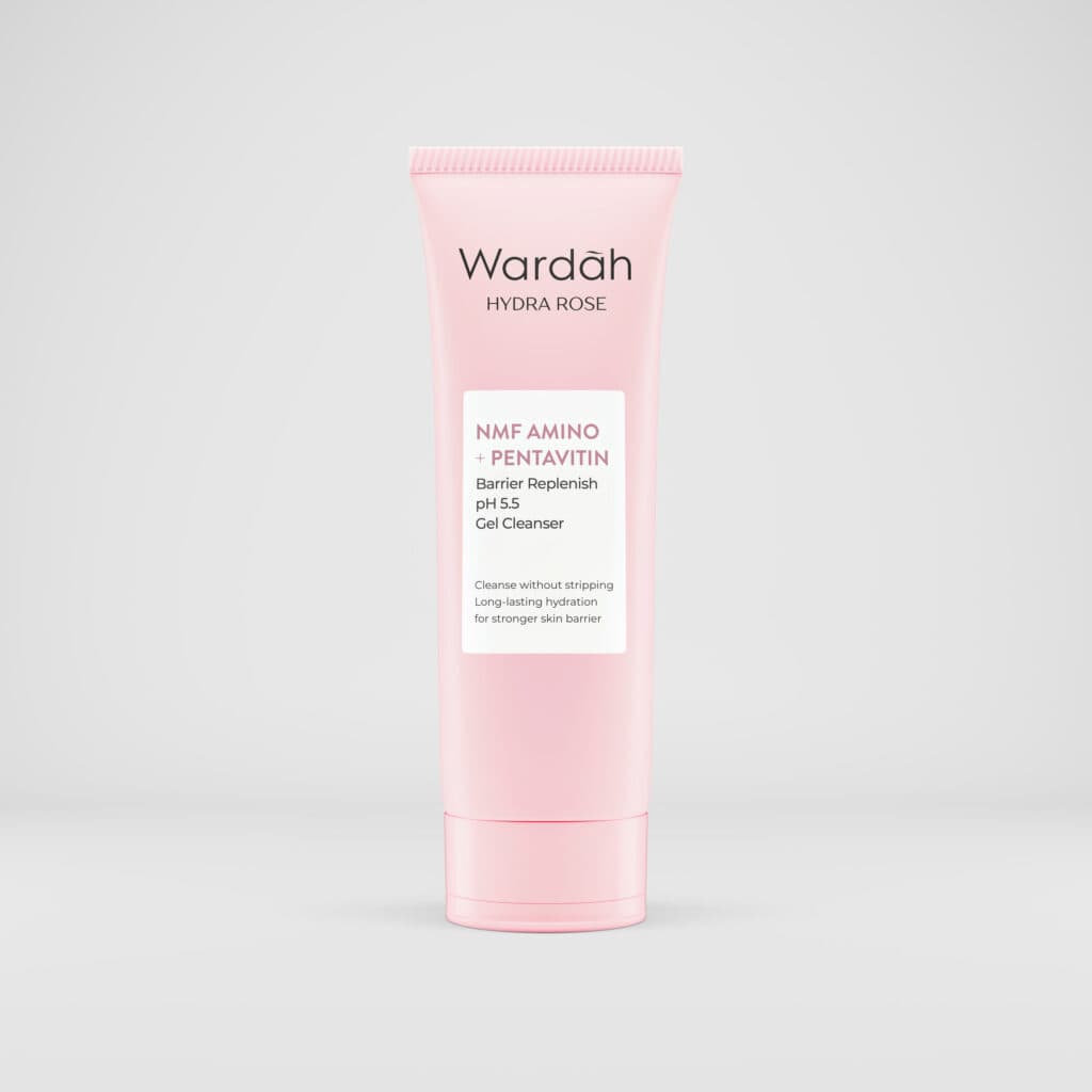 Wardah Hydra Rose NMF Amino + Pentavitin Barrier Replenish pH 5.5 Gel Cleanser