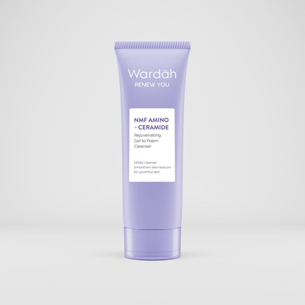 Wardah Renew You NMF Amino + Ceramide Rejuvenating Gel to Foam Cleanser